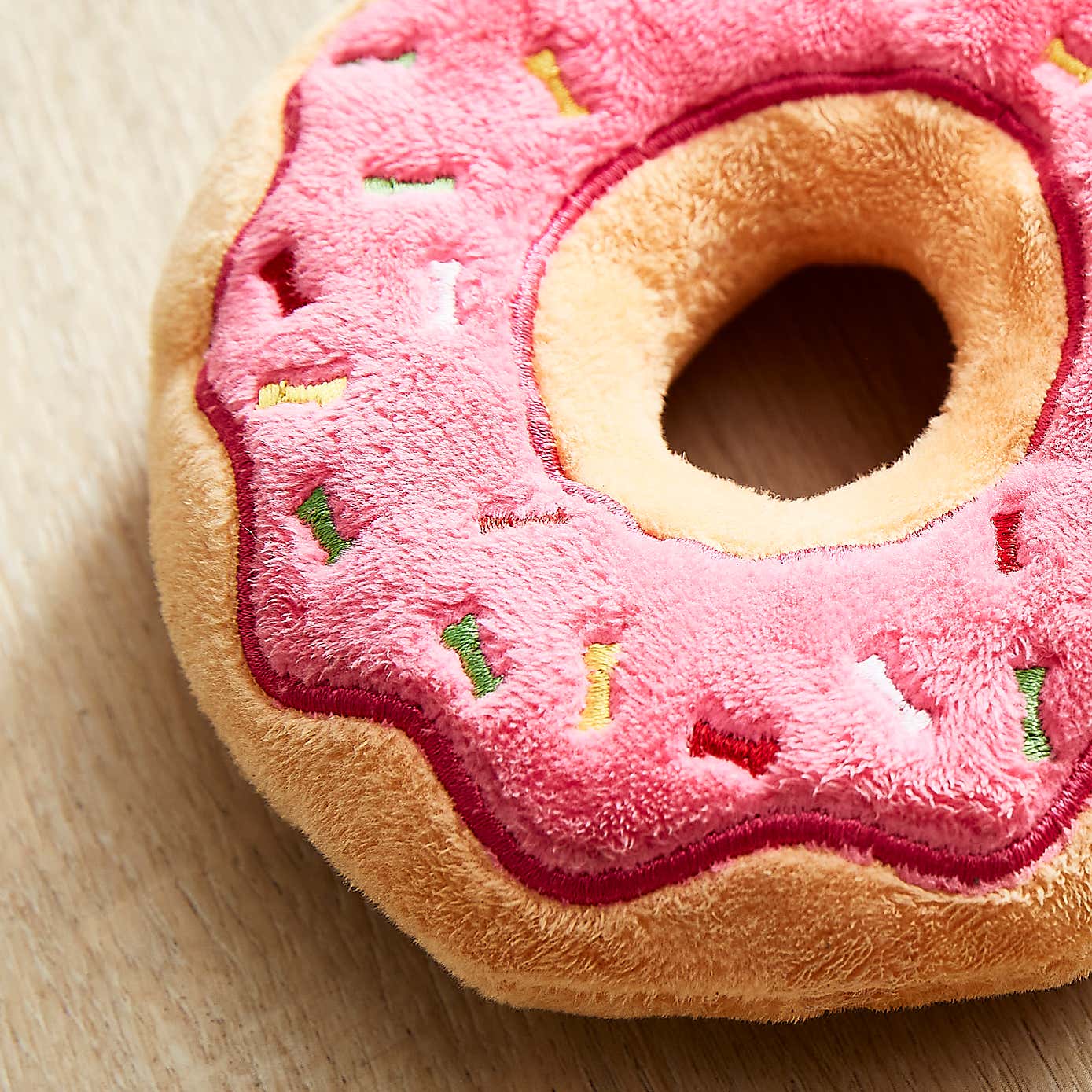 Donut Pet Toy with Squeaker