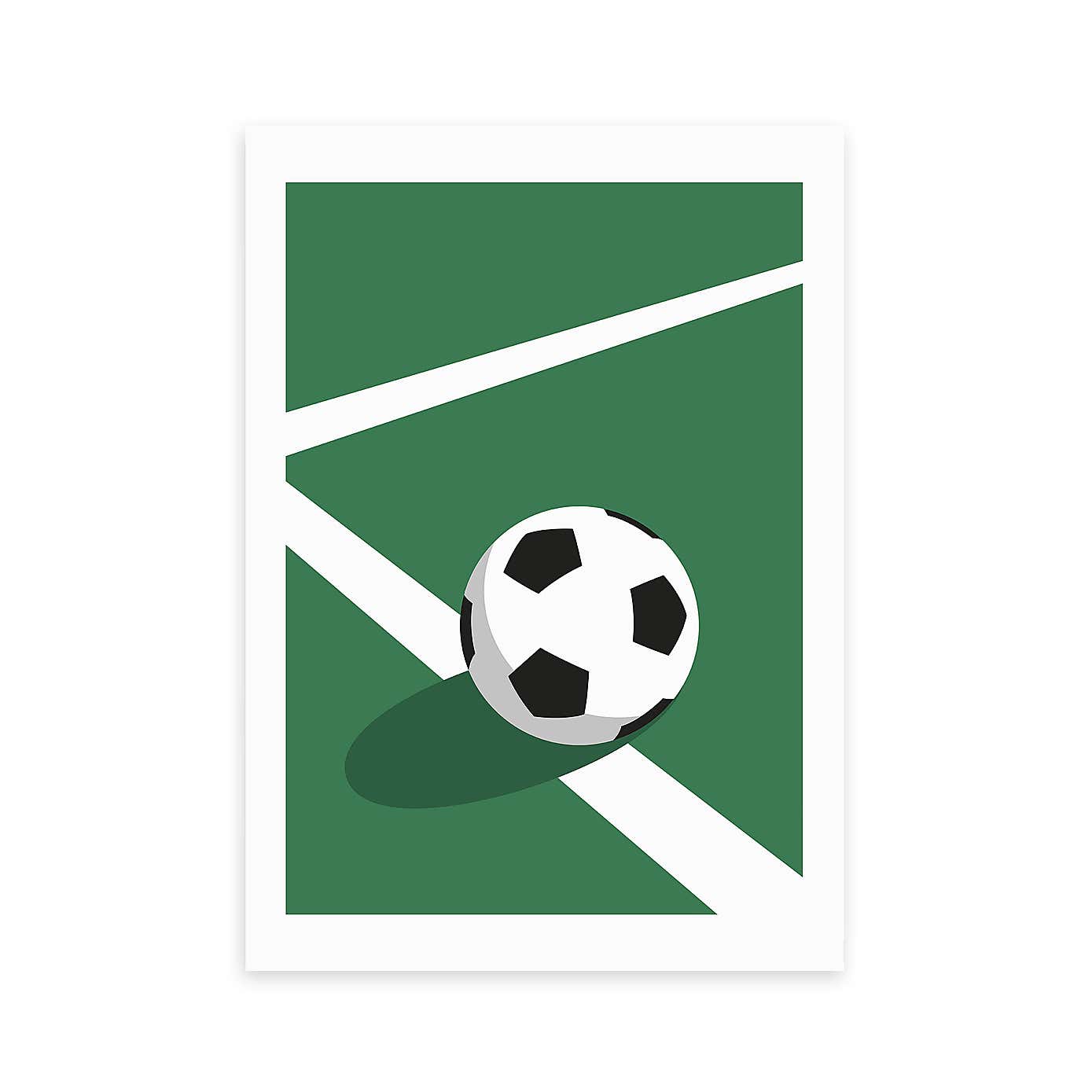 East End Prints Football Print by Rocket Jack