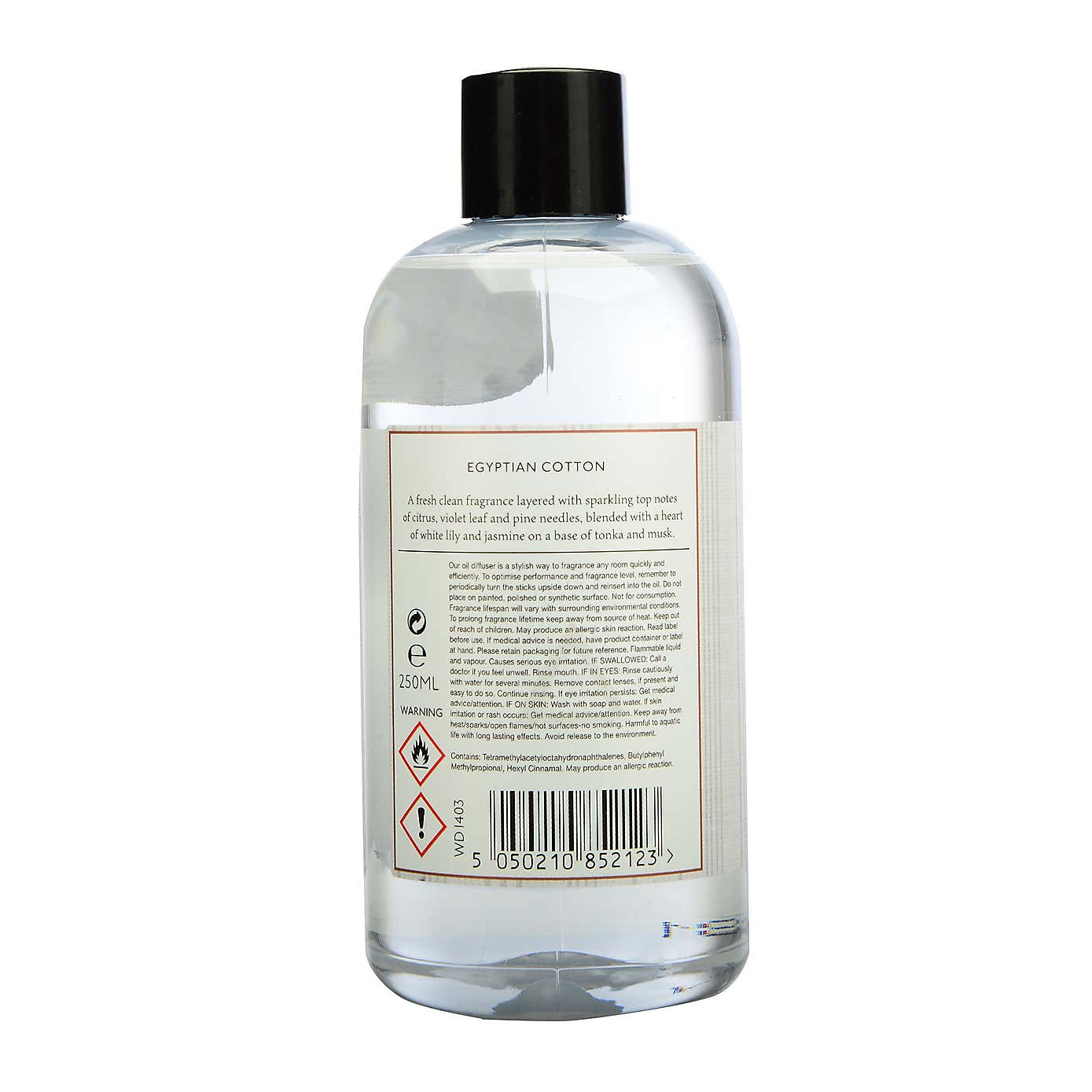 Wax Lyrical Egyptian Cotton 250ml Reed Diffuser Refill