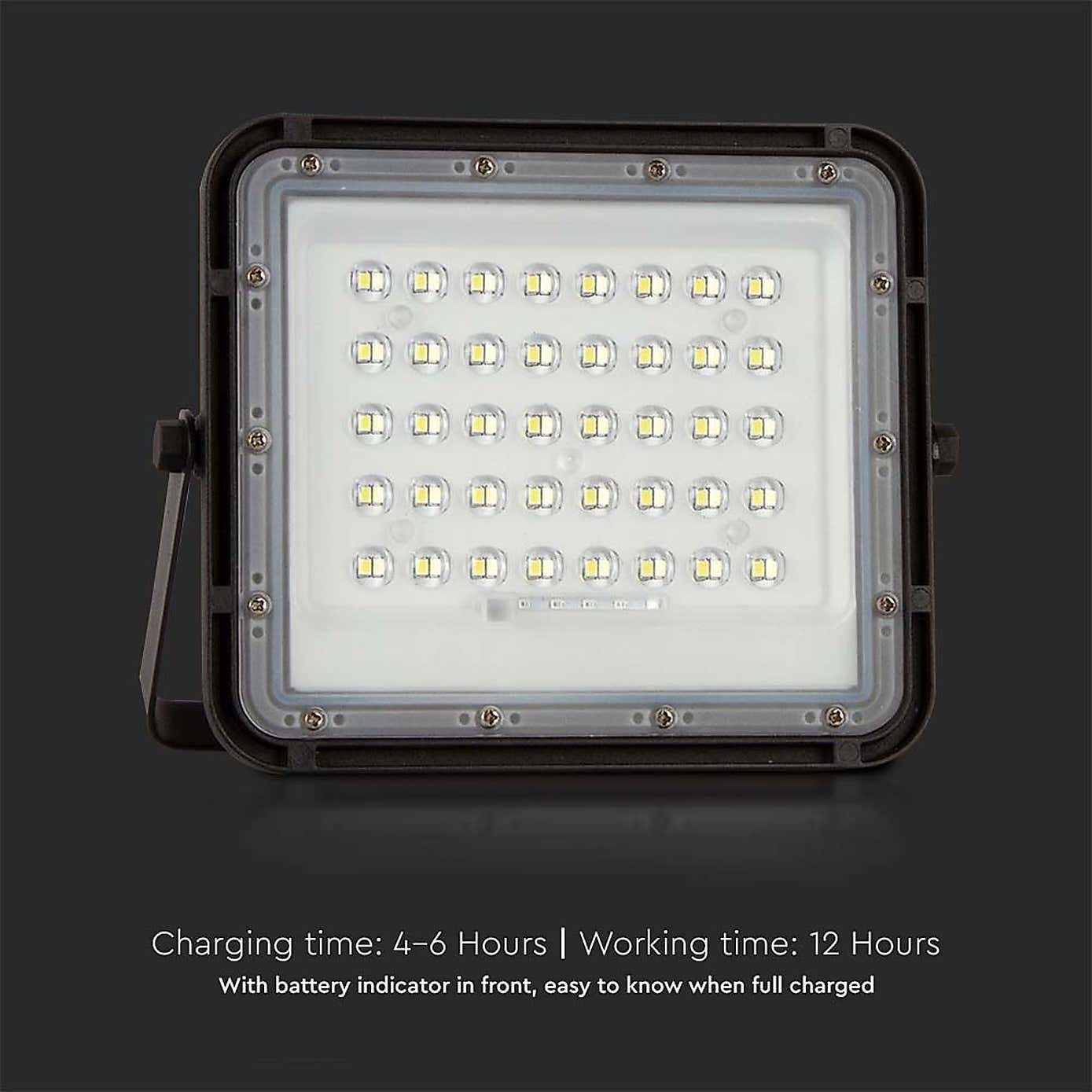 V-TAC 80W LED Solar Floodlight Outdoor Wall Light