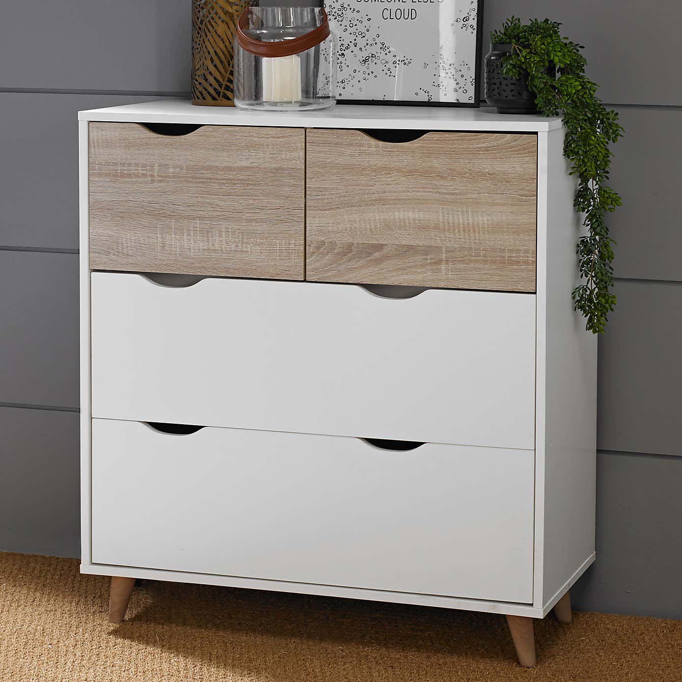 Stockholm 4 Drawer Chest