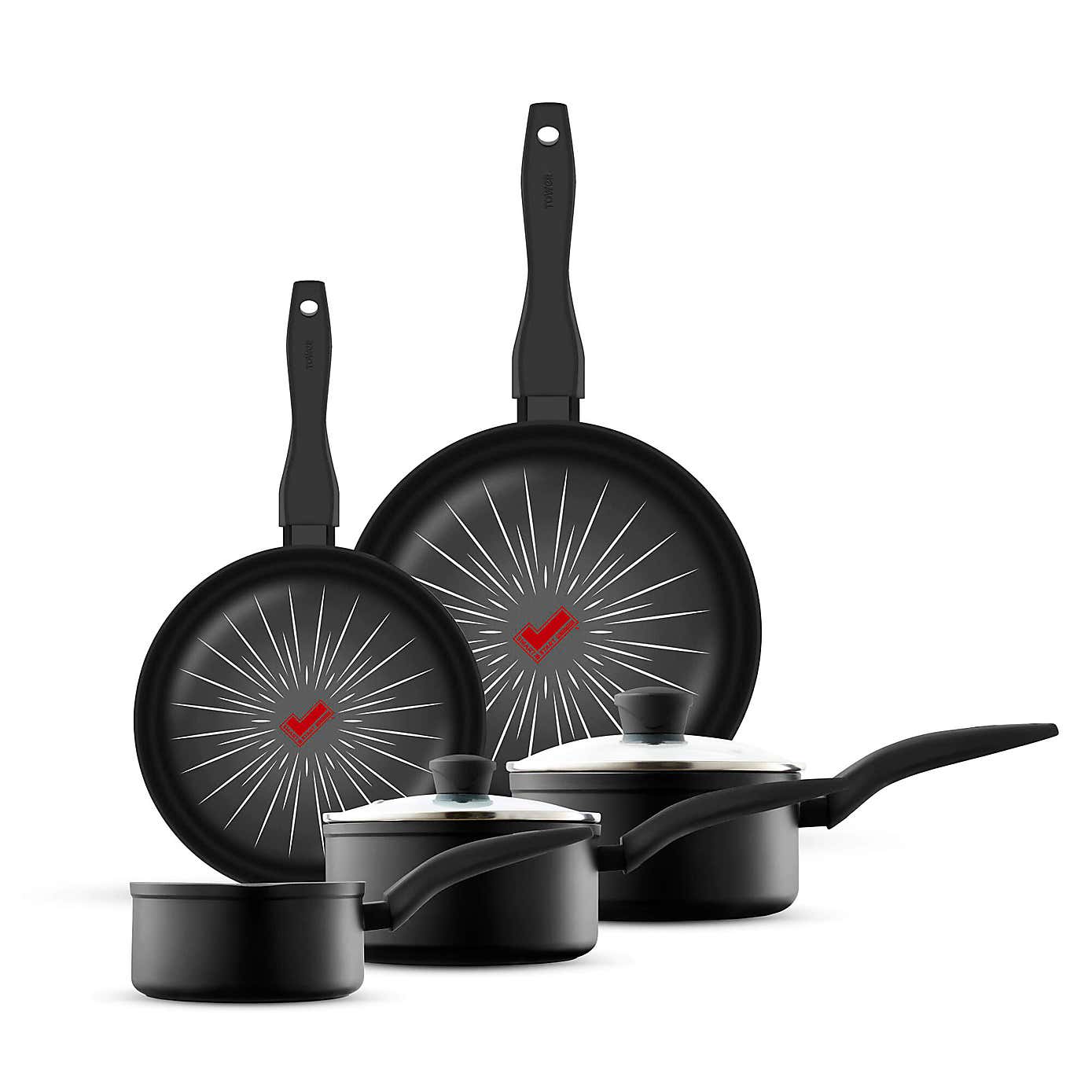 Tower Smart Start Non-Stick Forged Aluminium 5 Piece Pan Set