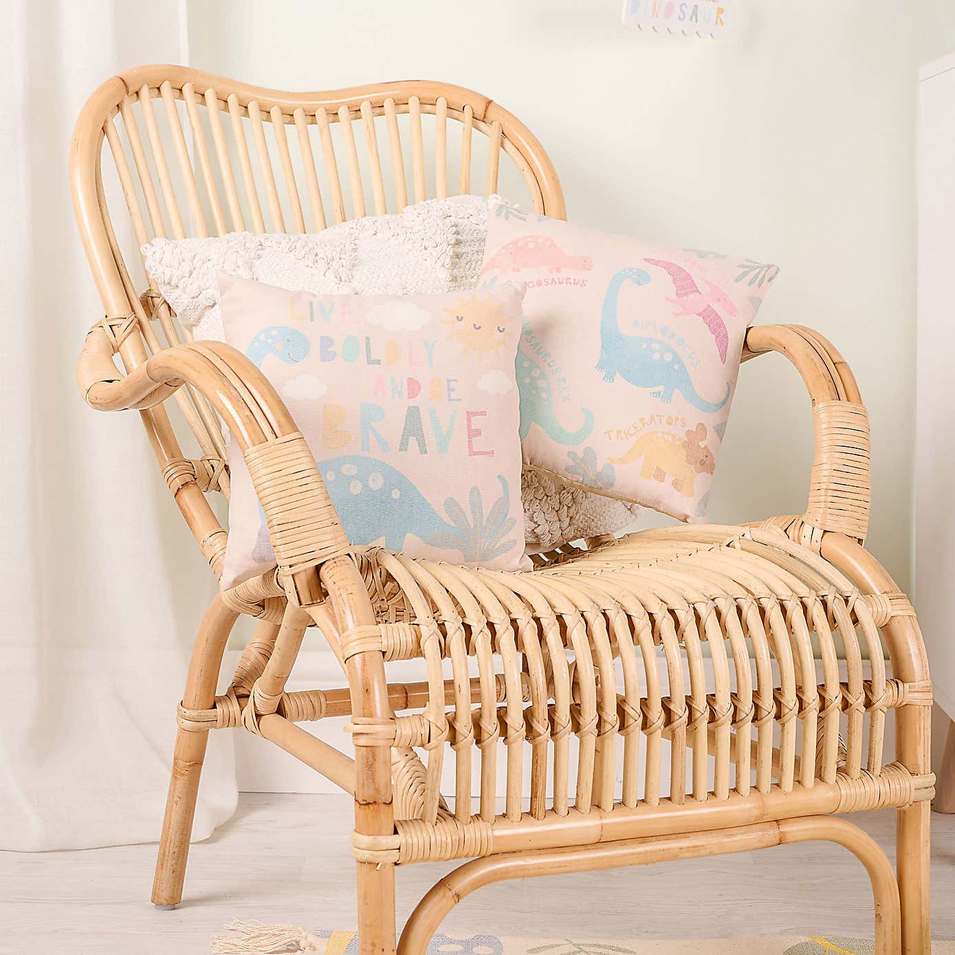 Petit Cheri Brave Dinosaur Cushion