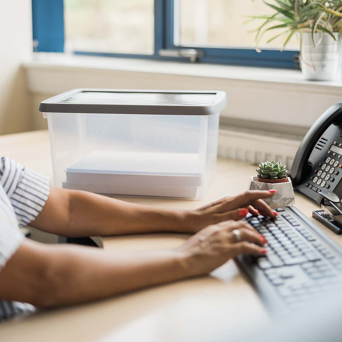 Wham Box Set of 3 Stackable Boxes & Lids