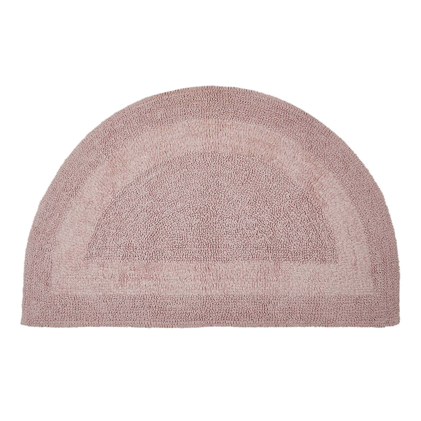 Super Soft Reversible Semi Circle Bath Mat