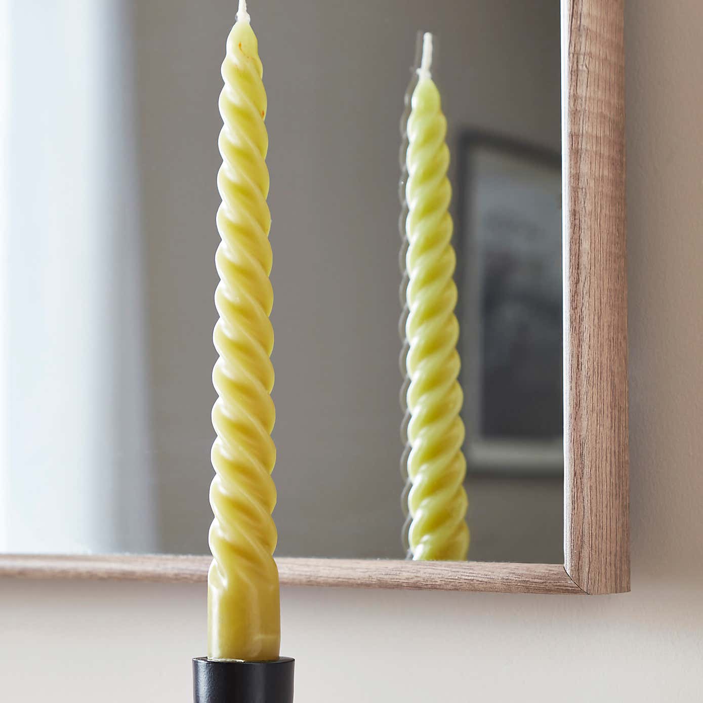 Oslo Arch Wooden Effect Mirror