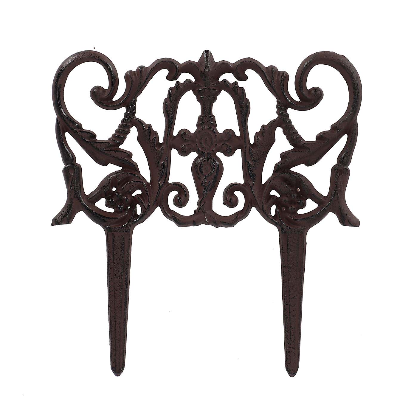 Fallen Fruits Cast Iron Decorative Lawn Edging