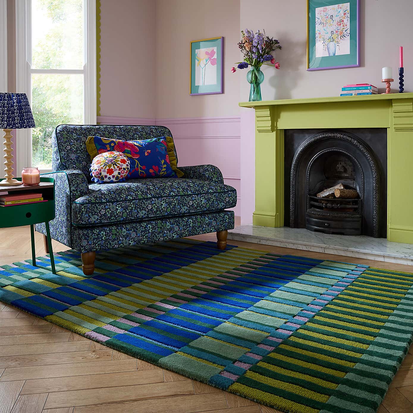 Sophie Robinson Joyful Stripe Wool Rug