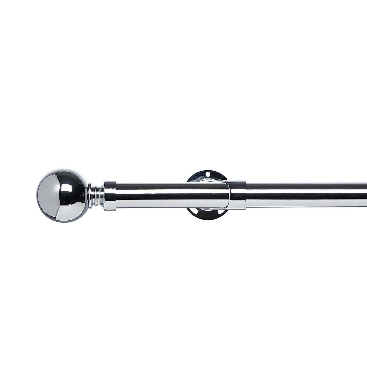 Ashton Room Darkening Extendable Eyelet Curtain Pole 25/28mm