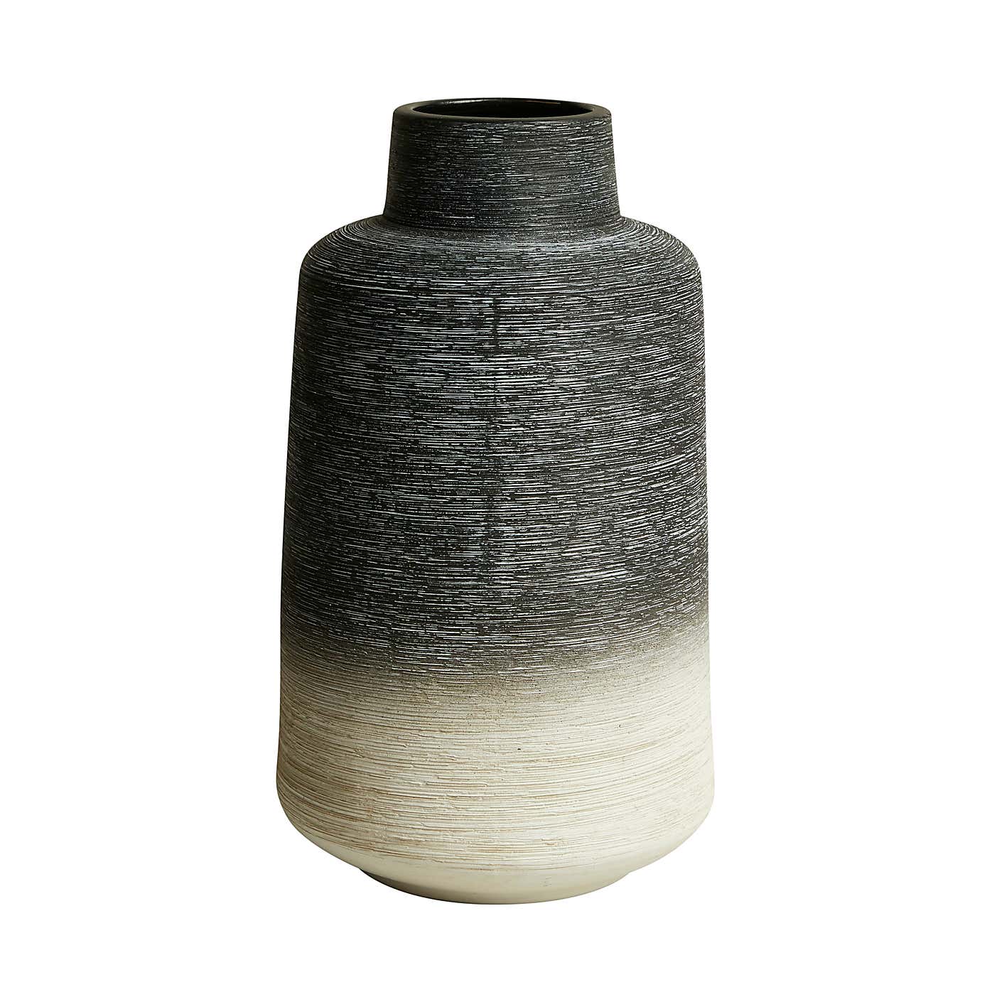 Ceramic Textured Mono Vase 30cm