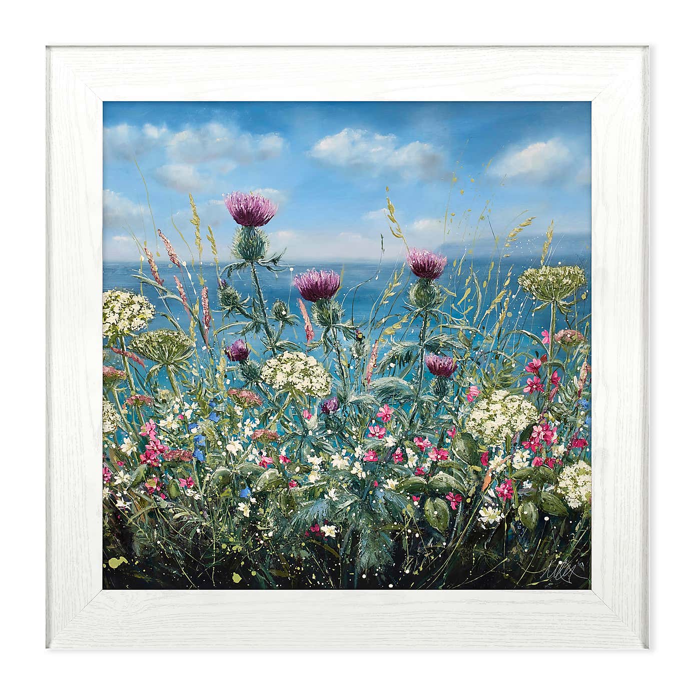 A Distant Gull Framed Print