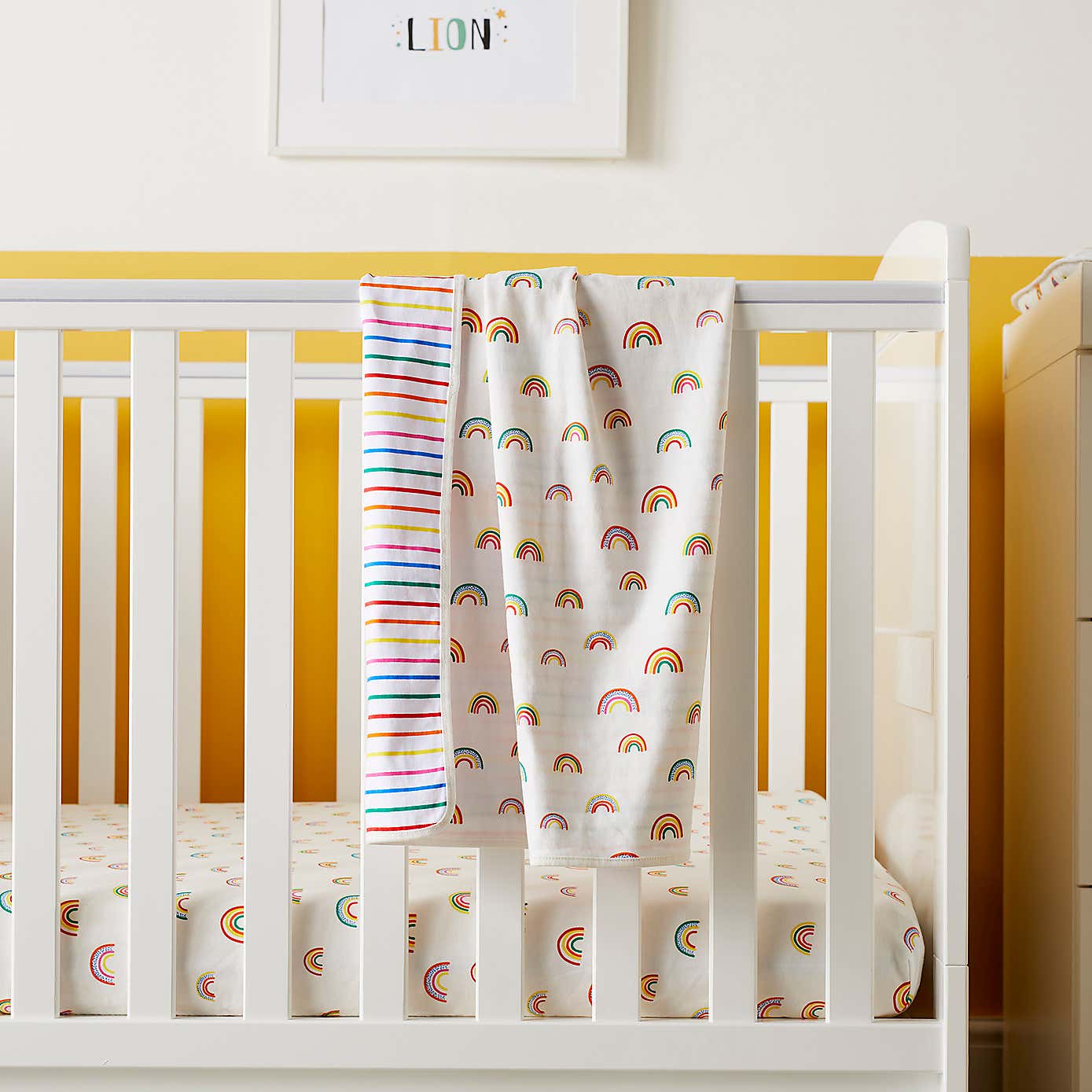 Ickle Bubba Rainbow Dreams Reversible Blanket