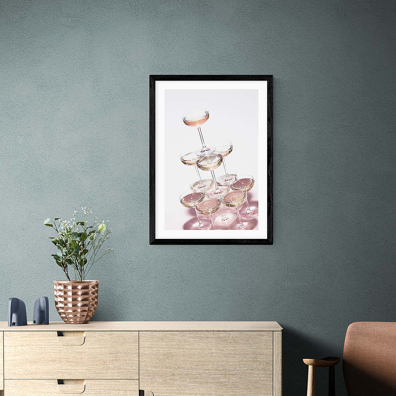 East End Prints Champagne I Print by 1x Gallery