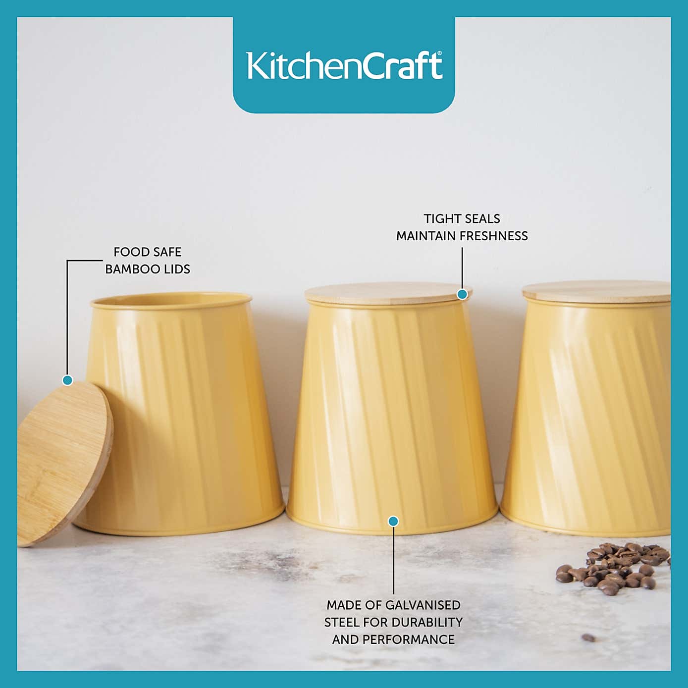 Set of 3 Fetal Food Storage Containers