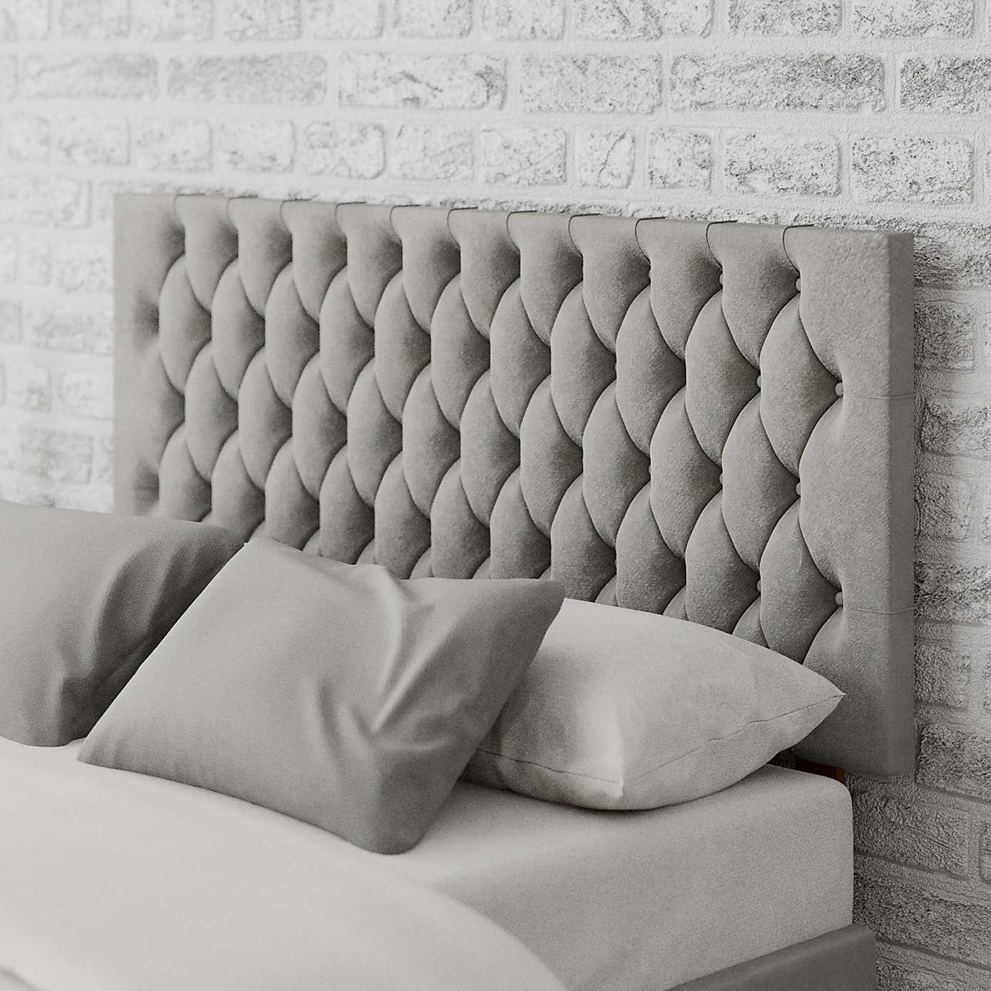 Monroe Plush Velvet Headboard