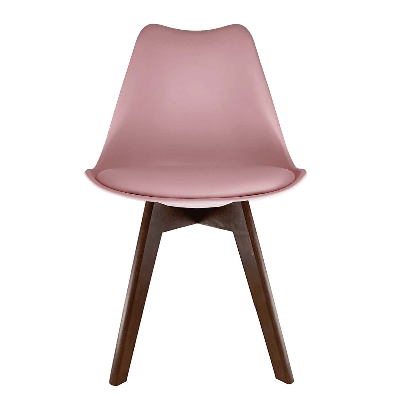 Fusion Living Soho Plastic Dining Chair with Squared Legs