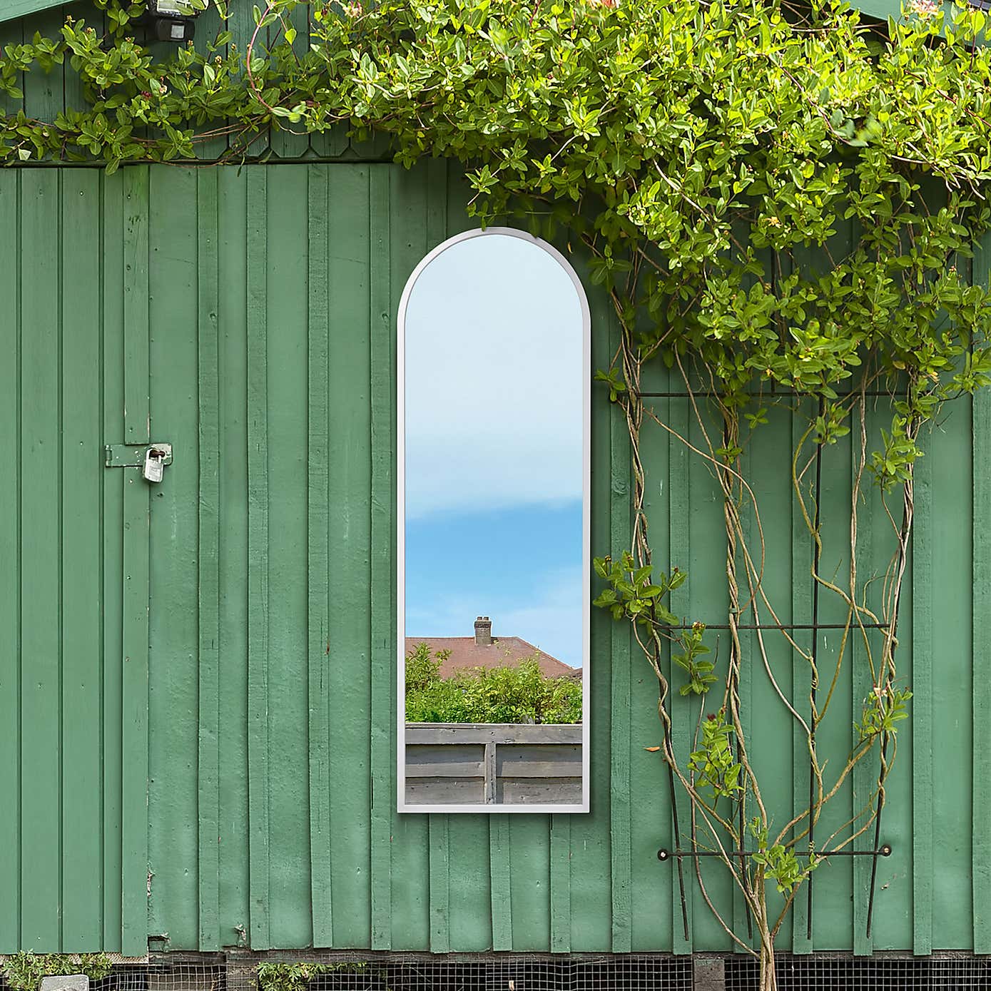 Arcus Arched Slim Indoor Outdoor Full Length Wall Mirror