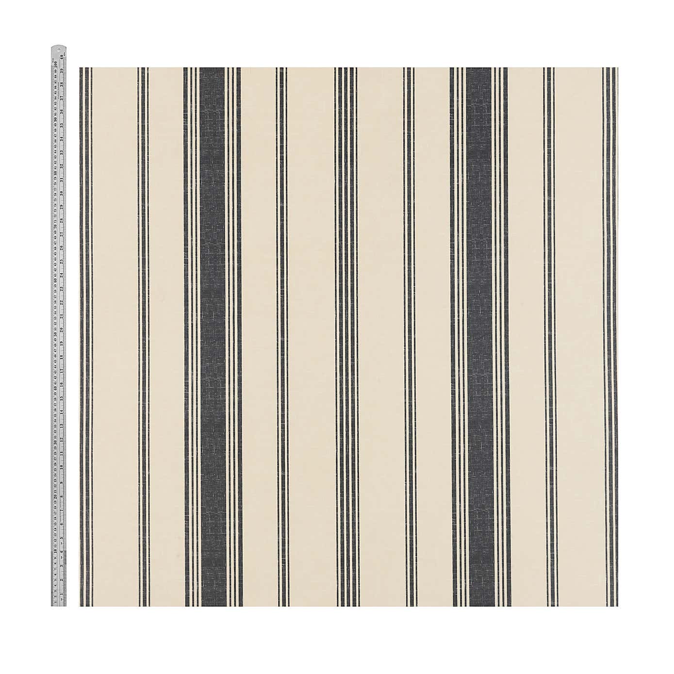 By the Metre Churchgate Drayton Grey Stripe Oilcloth