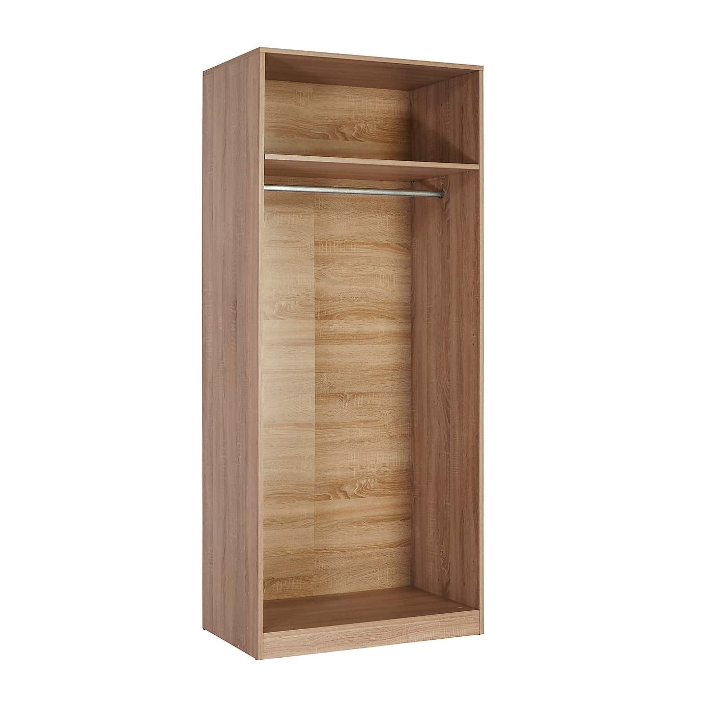 Hyde Mirrored Double Wardrobe