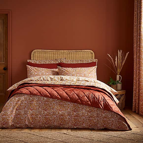 Ziara 100% Cotton Duvet Cover and Pillowcase Set