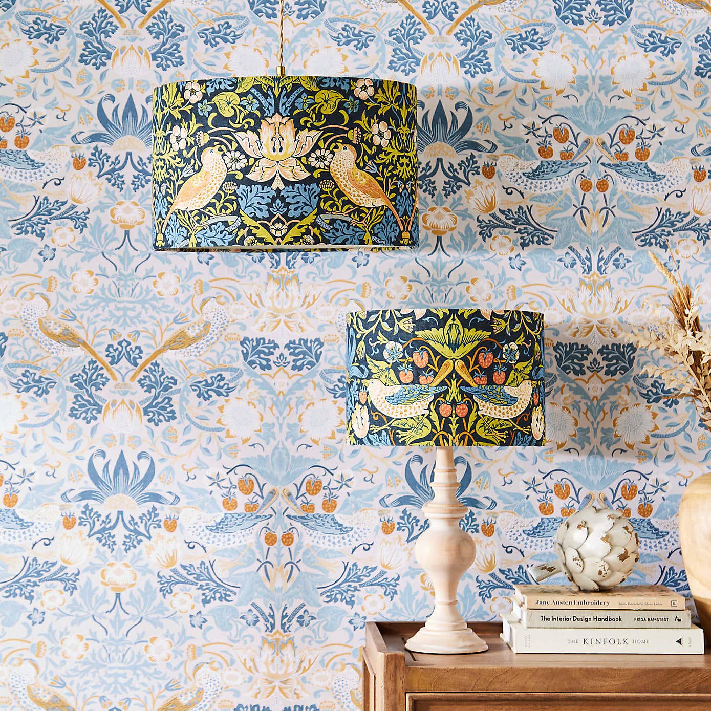 William Morris Strawberry Thief Lamp Shade