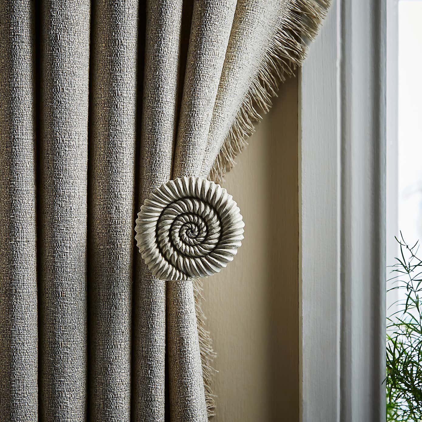 Ammonite Curtain Holdbacks