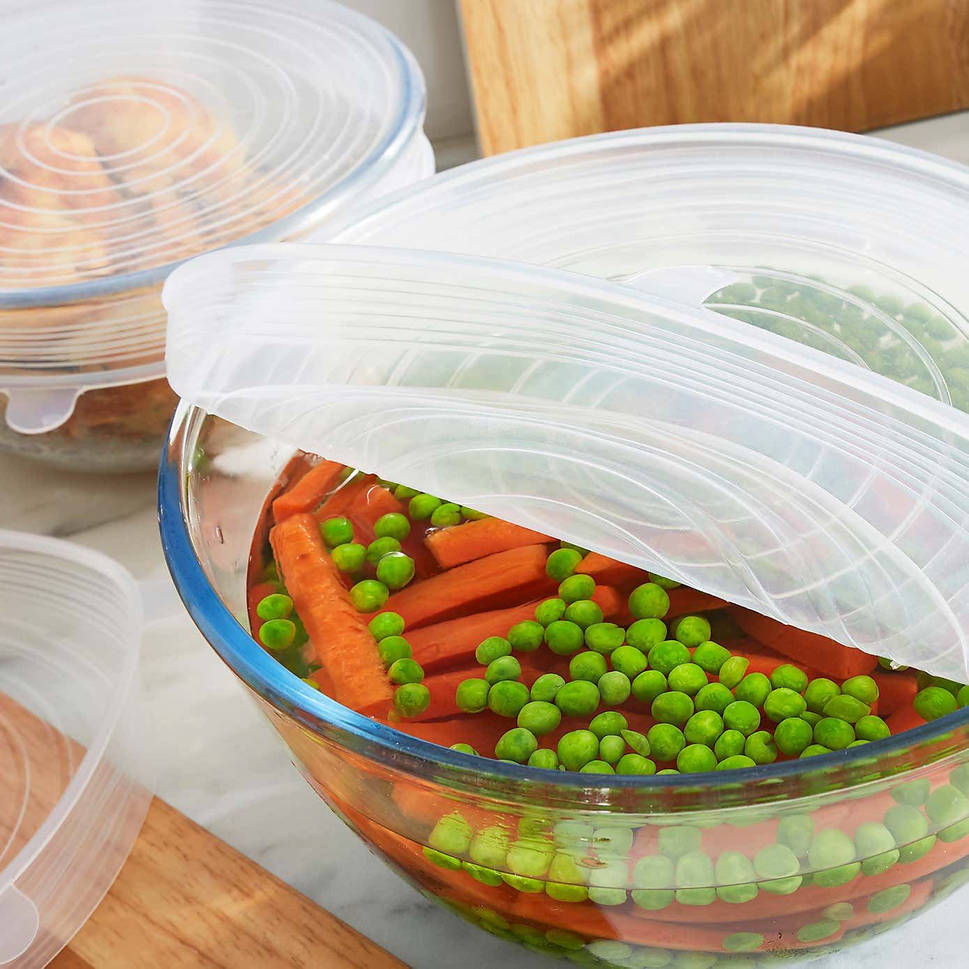 Set of 6 Silicone Bowl Covers