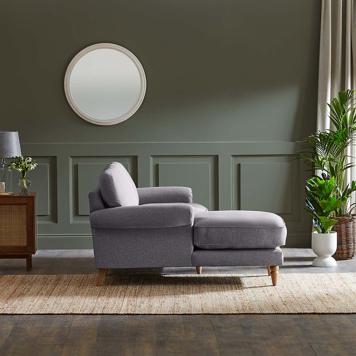 Jolene Soft Texture Corner Chaise Sofa