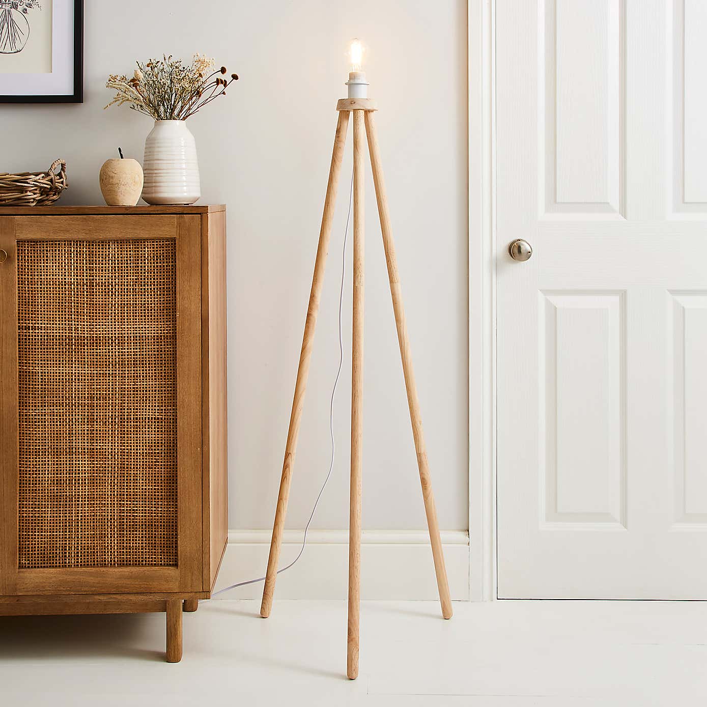 Paint Your Own Tripod Floor Lamp