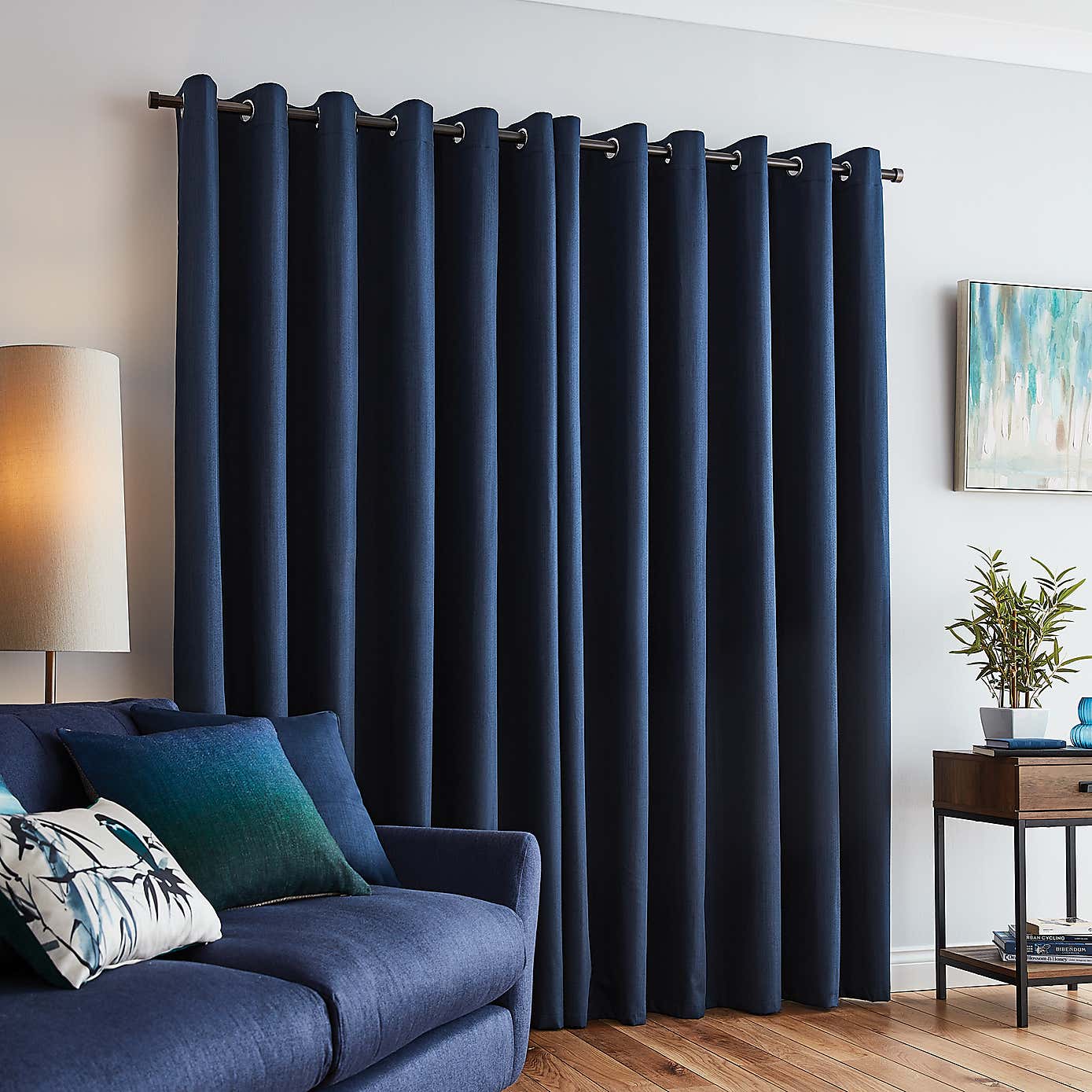 Solar Blackout Eyelet Curtains