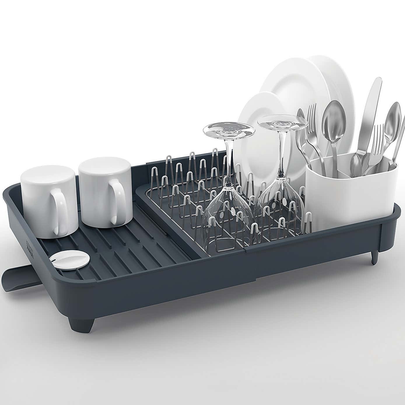 Joseph Joseph Expandable Grey Dish Rack