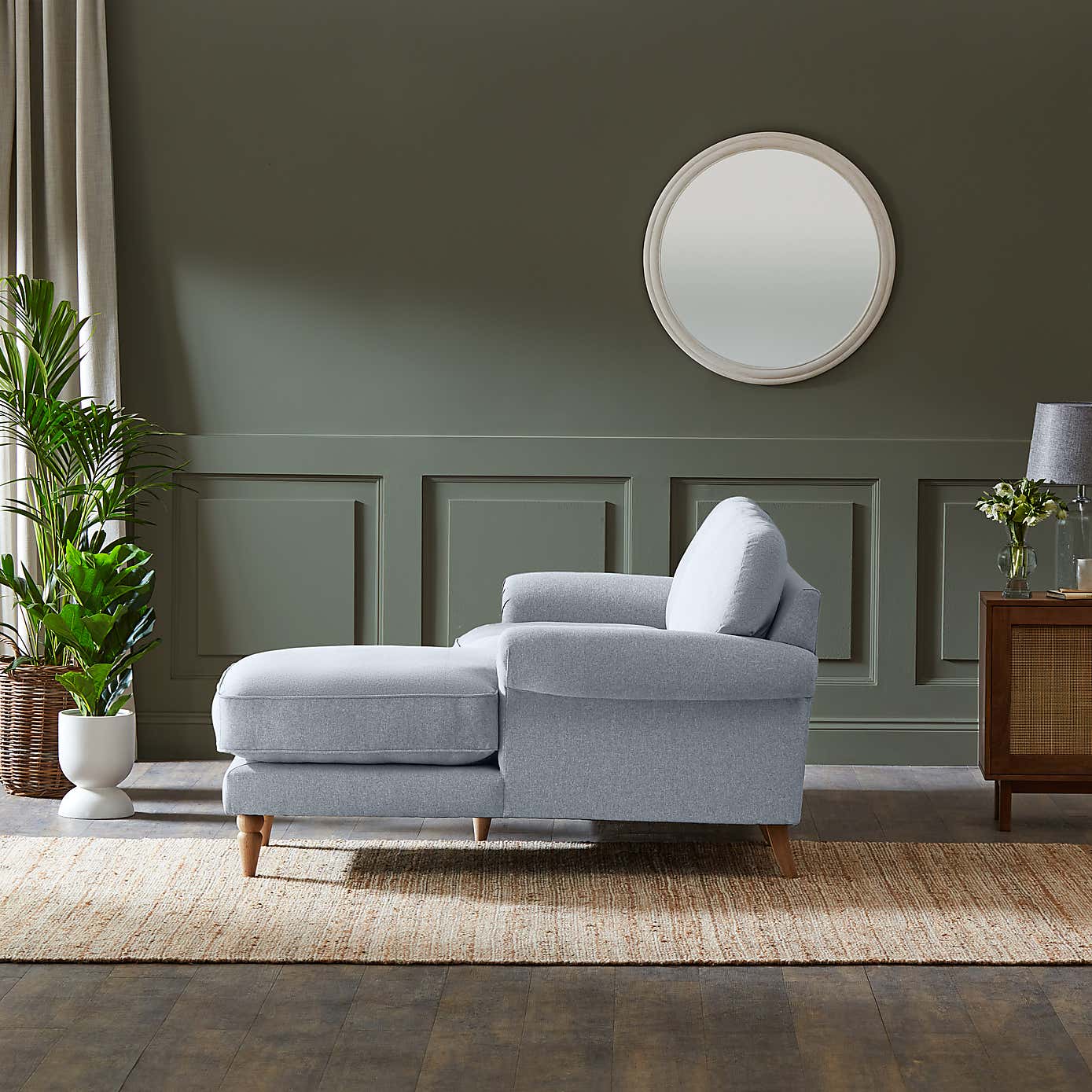 Jolene Soft Texture Corner Chaise Sofa