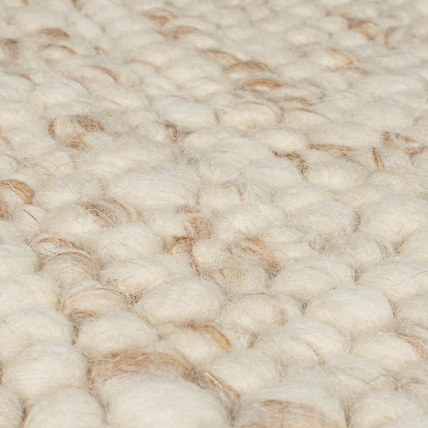 Pebble Grey Square Rug