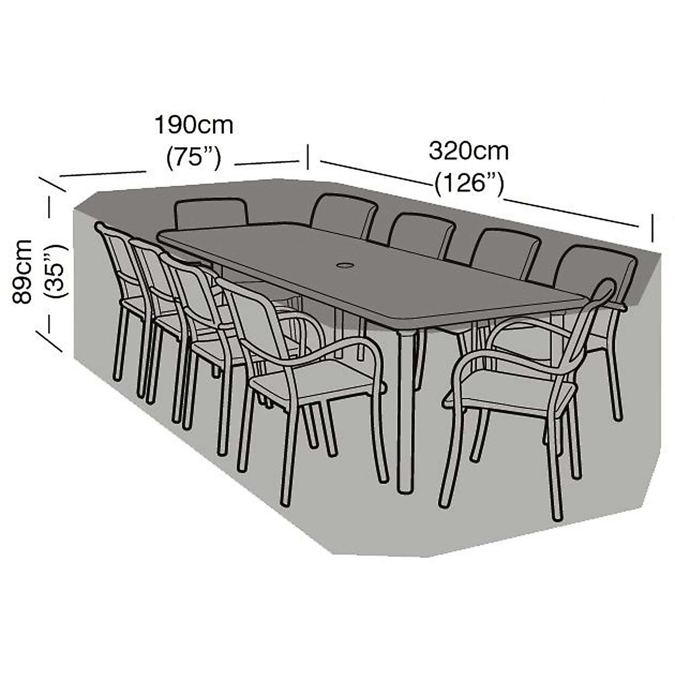 8 to 10 Seater Furniture Set Cover