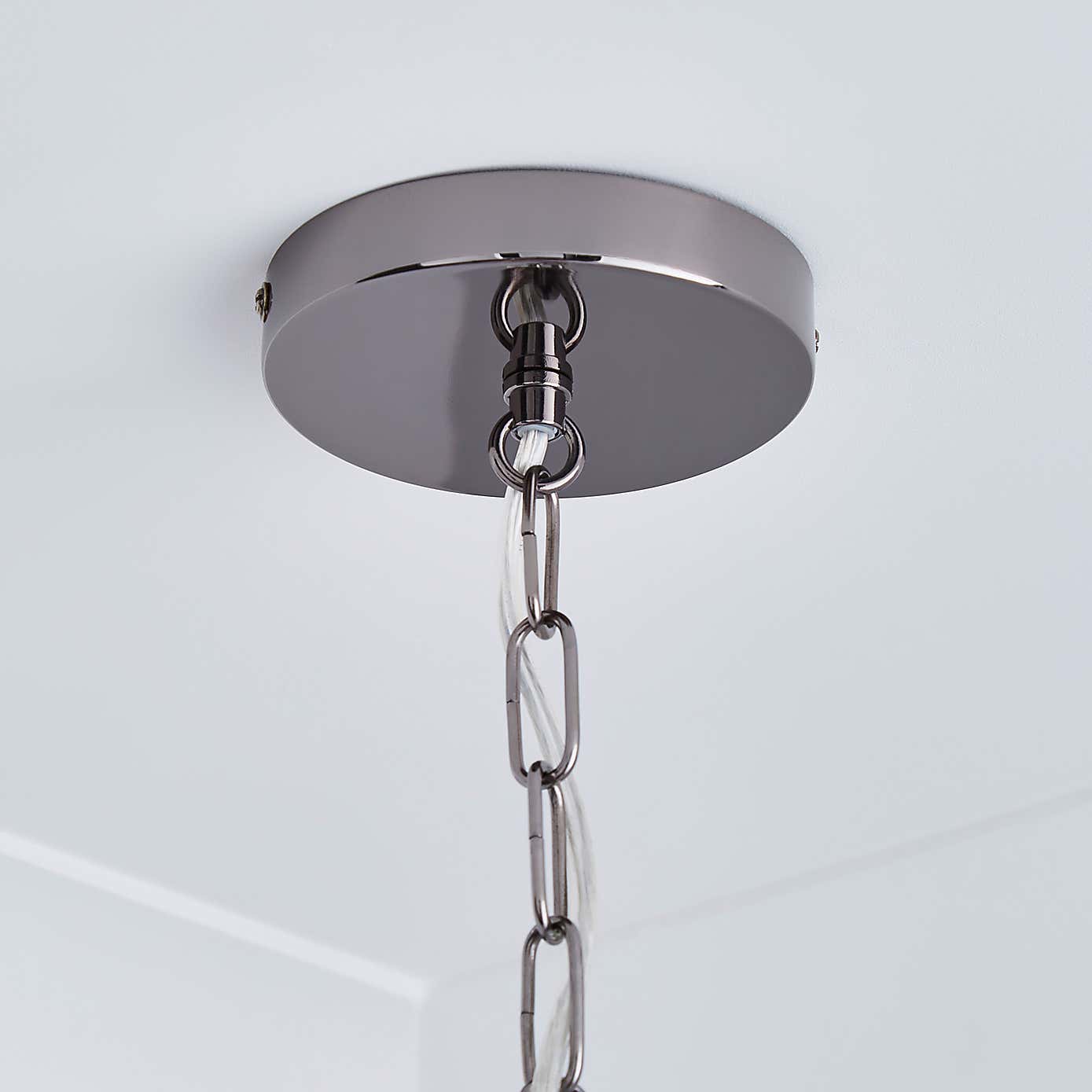 Seraphina 1 Light Mercury Glass Pendant Ceiling Fitting