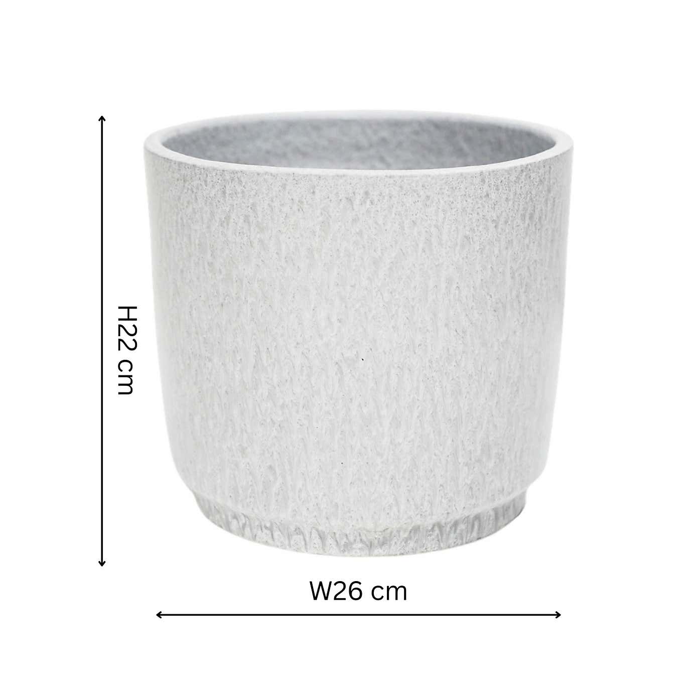 Wesley Marble Terracotta Plant Pot
