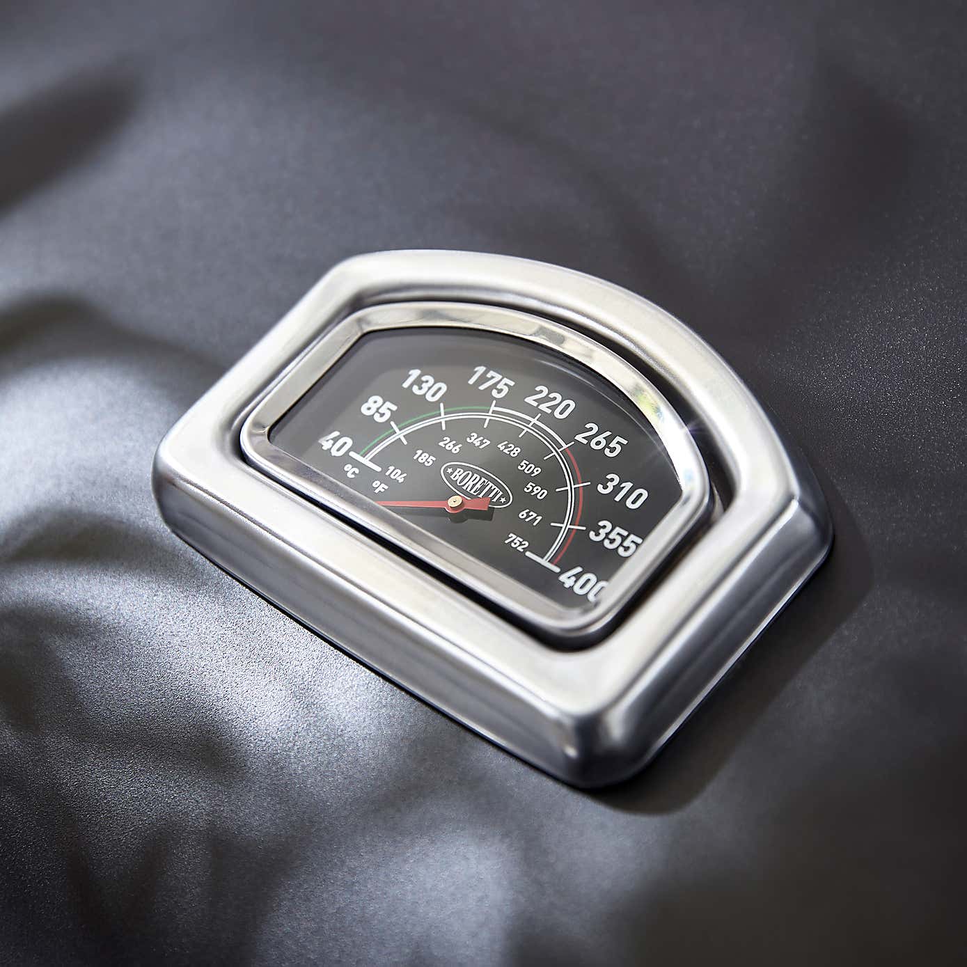 Tower Stealth Pro Four Burner Gas BBQ with Rotisserie, Black Steel