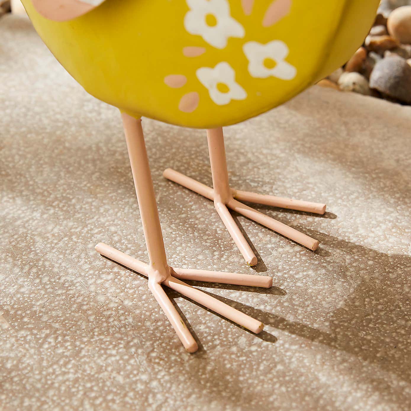 Iron Yellow Chicken Ornament