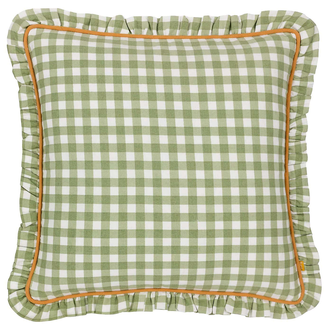 furn. Maude Gingham Cotton Square Cushion