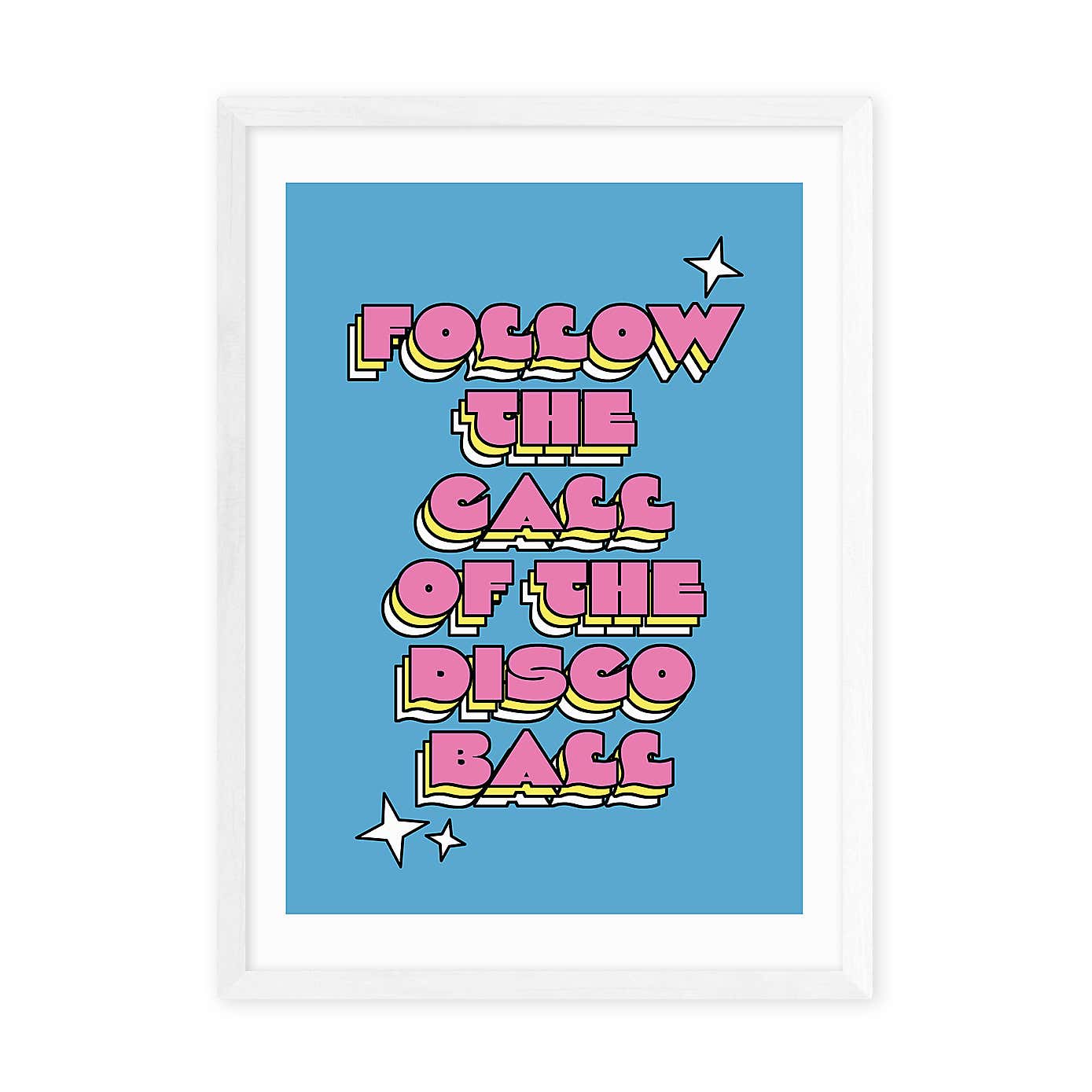 East End Prints Disco Ball Print