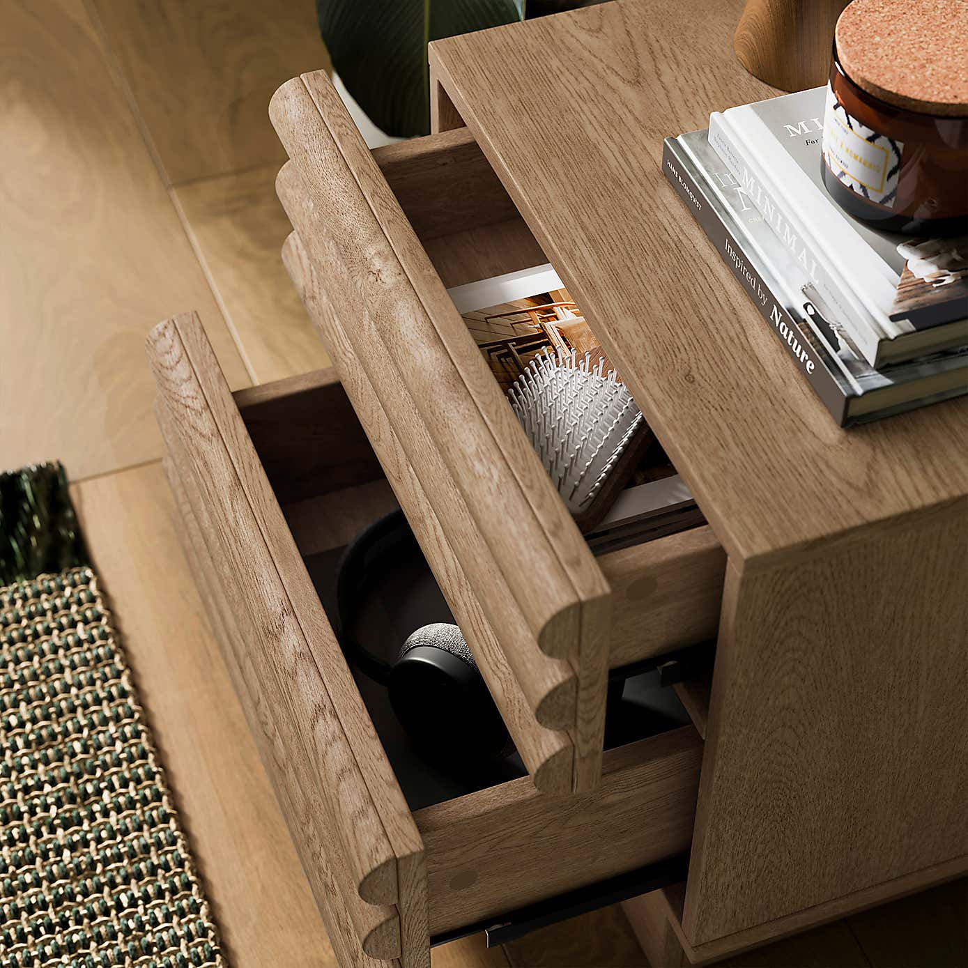 Dax 2 Drawer Bedside Table