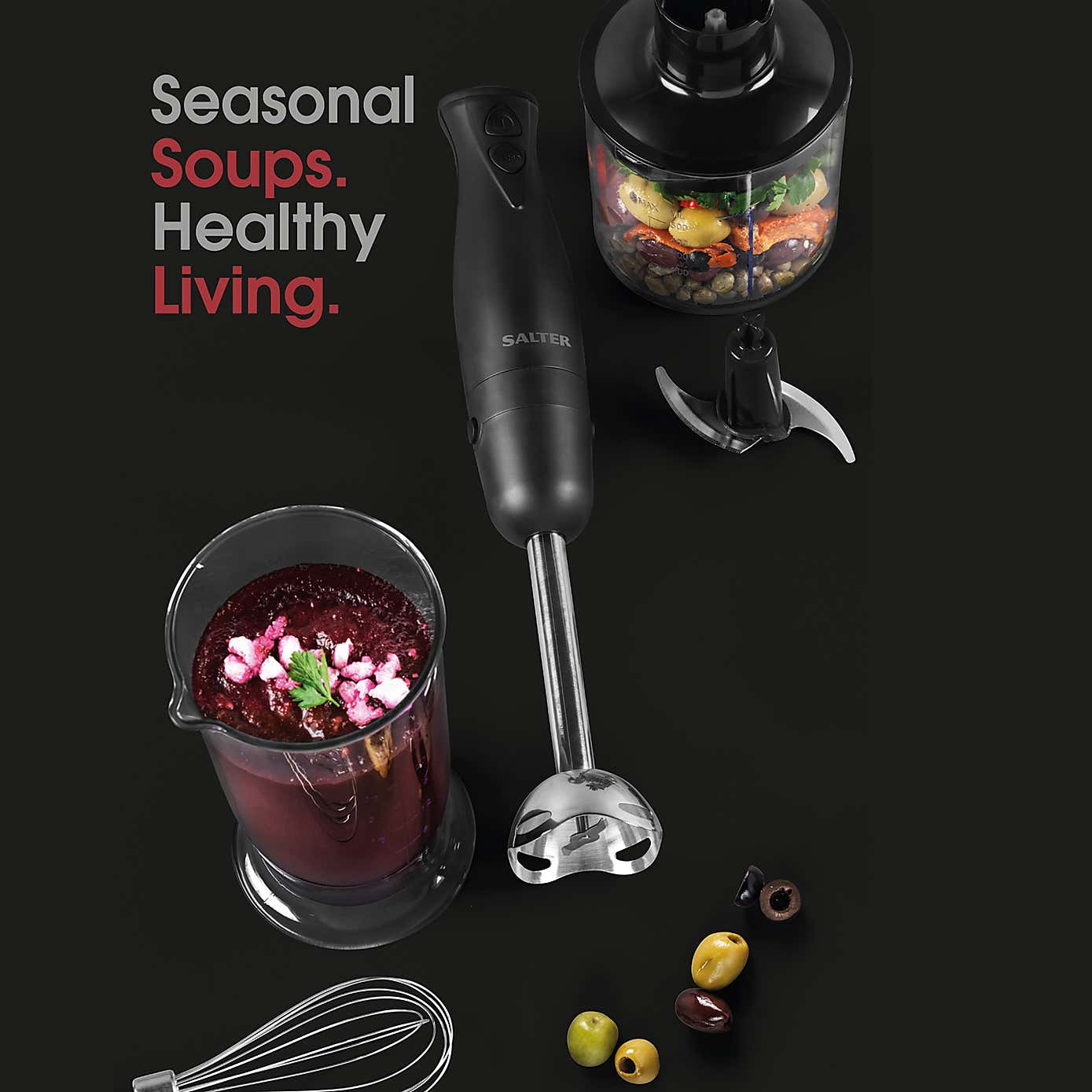 Salter Kuro Black Stand Mixer