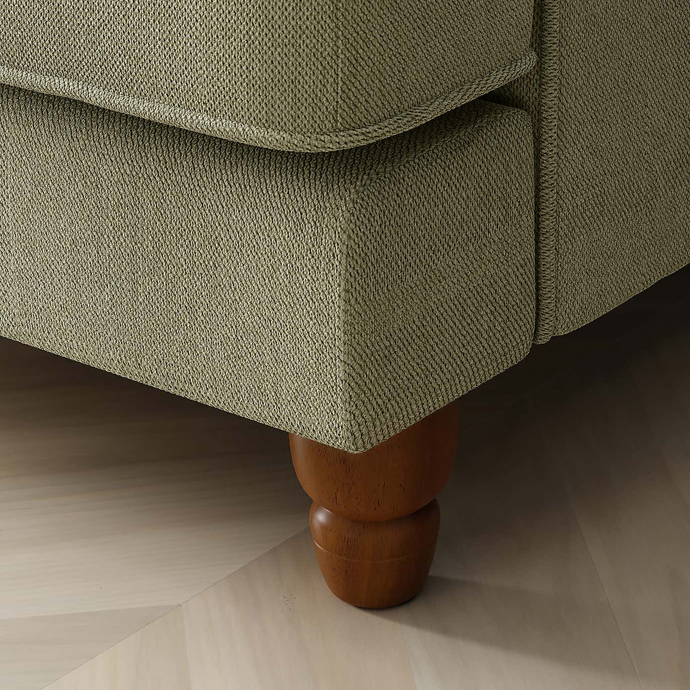 Beatrice Tonal Chenille 3 Seater Double Sofa Bed