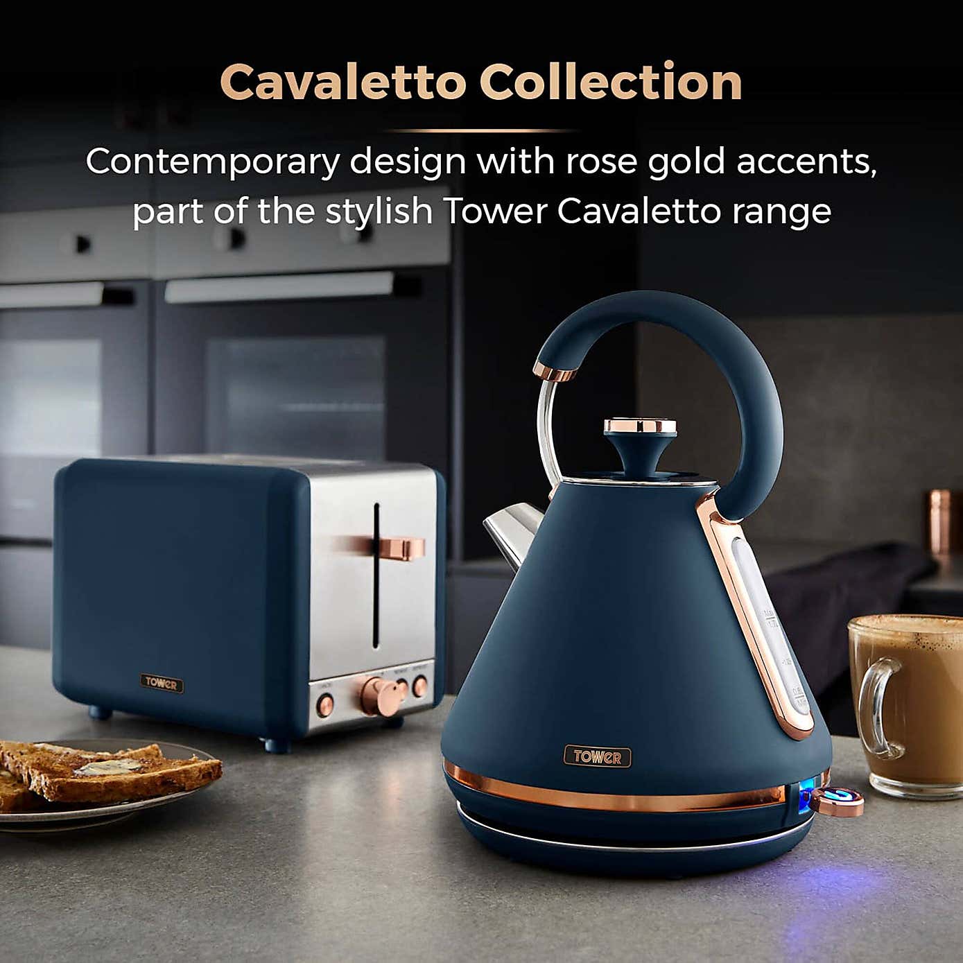 TOWER Cavaletto 2 Slice Toaster