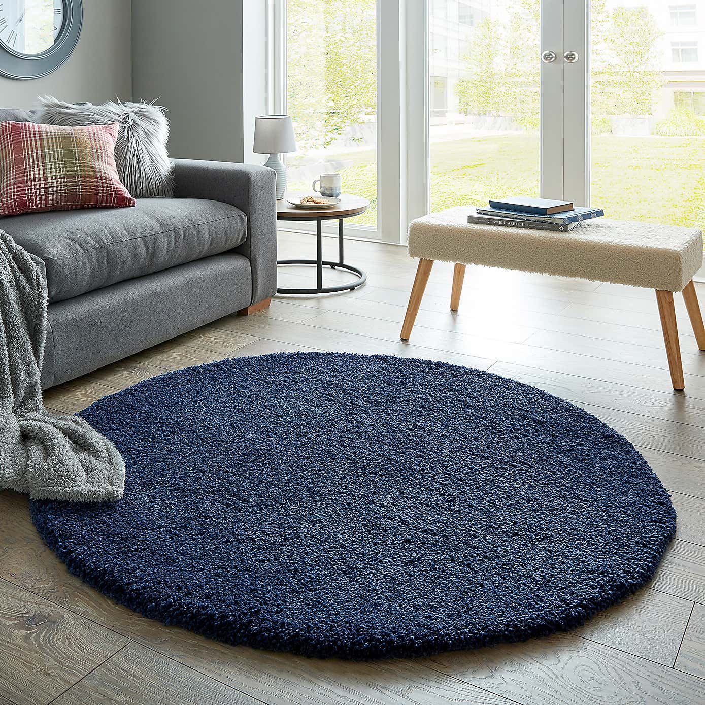 Cosy Teddy Round Rug