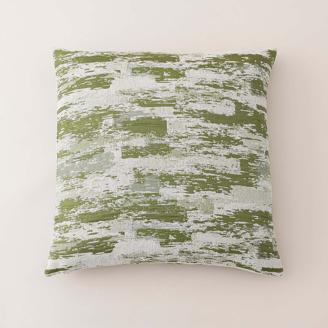 Abstract Global Navy Cushion