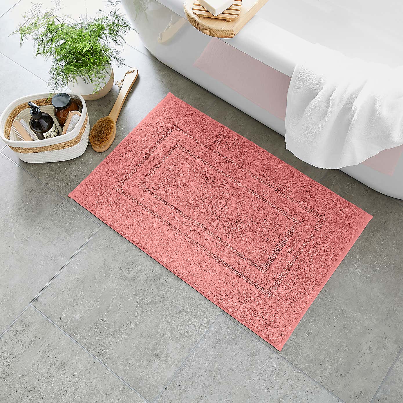 Luxury Cotton Bath Mat