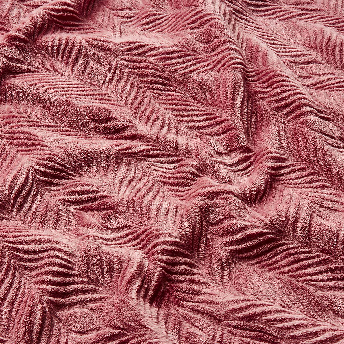 Leila Leaf Fleece Throw 130x170cm