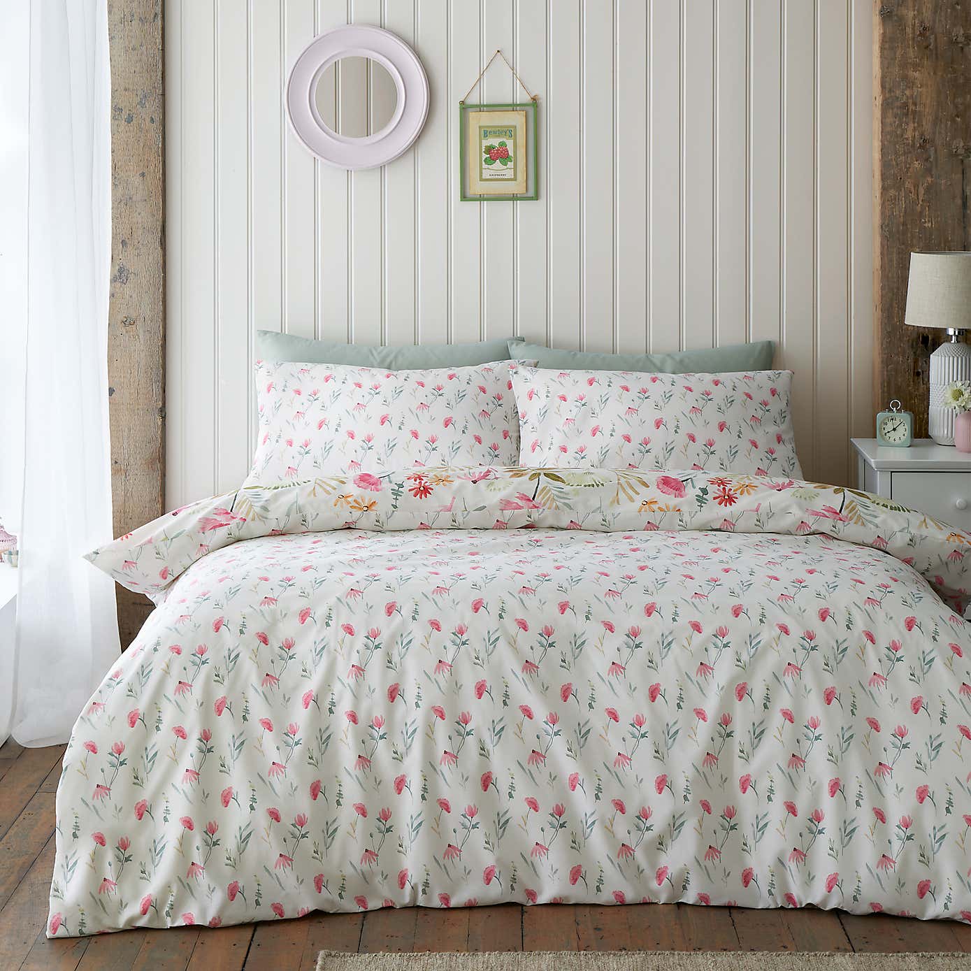 Catherine Lansfield Ella Poppy Duvet Cover Set