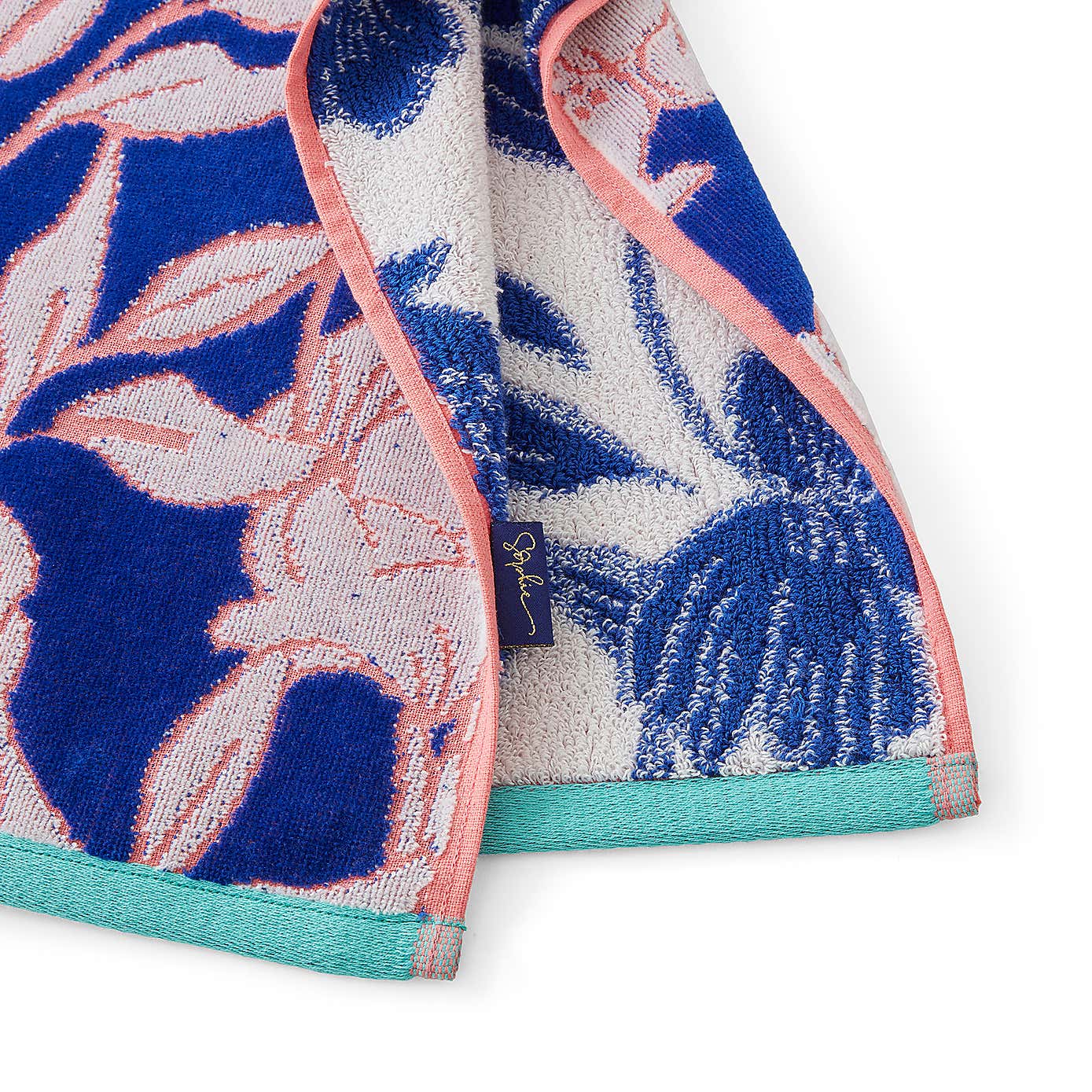 Sophie Robinson Tree Peony Cotton Towel